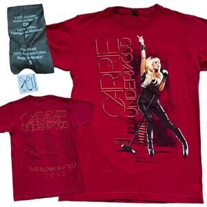 Tultex Carrie Underwood 2012 The Blown Away Tour Concert T Sz S